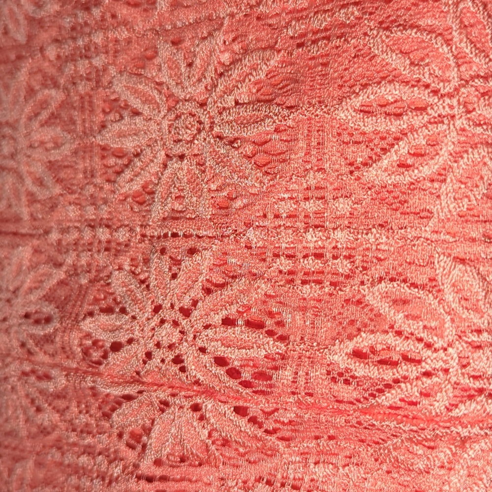 Crochet Peach Dress - Picture 6 of 12